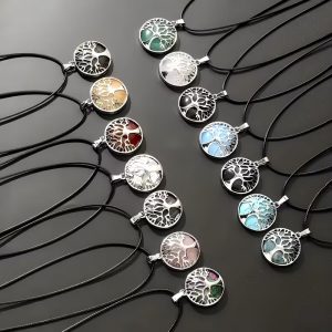 Colorful Tree of Life Pendant